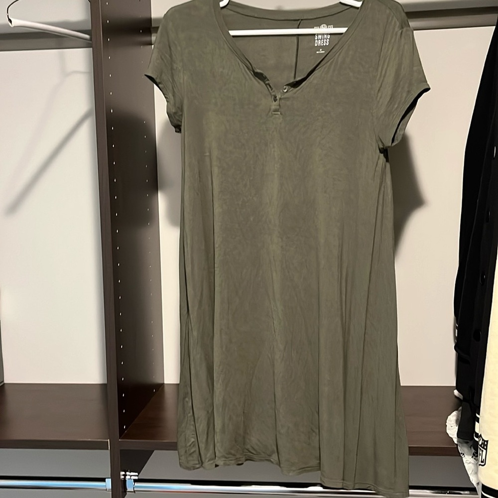 Green Swing dress